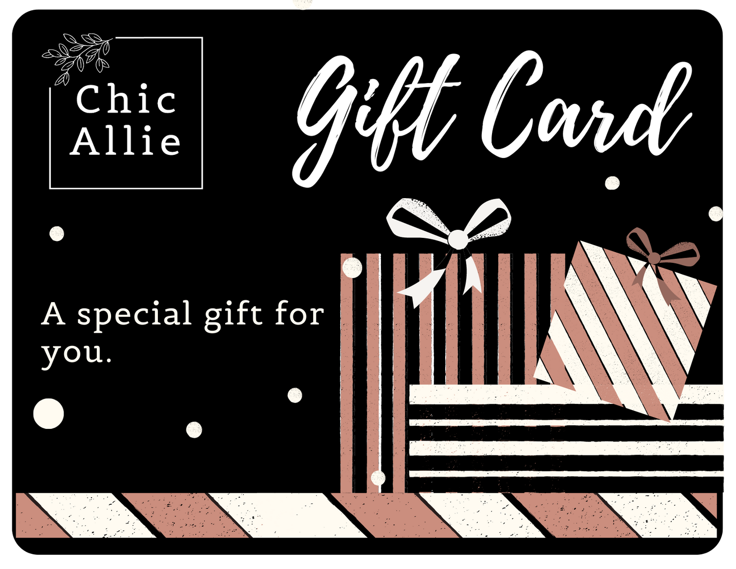 Chic Allie Holiday Gift Card