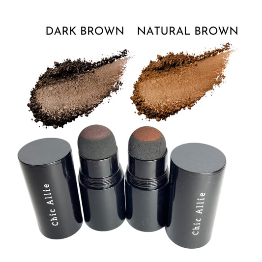 eyebrow stamp powder dark brown natural brown